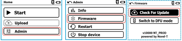 Installing Firmware via Internet