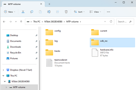 Retrieving Data from the Device