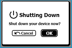 Confirmation to Turn Off